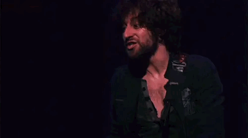 joe trohman mouthing the lyrics “some secrets were”